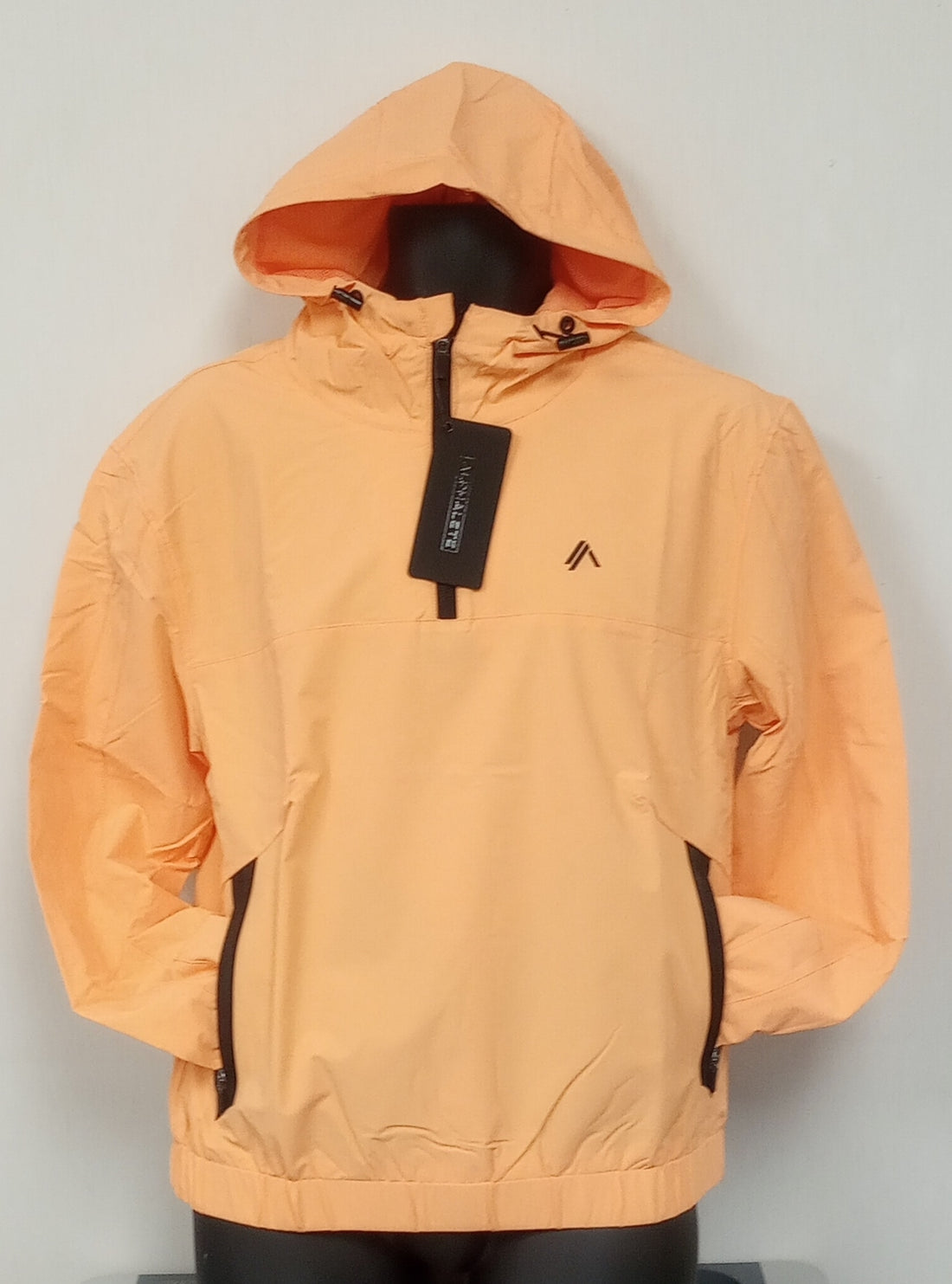 NEW ALPHALETE WOMEN'S  TECH WINDBREAKER - ELECTRIC PEACH - SIZE - S /RG31/120