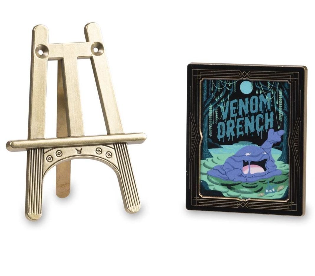 Pokemon center Muk Cinema Scares T-Shirt S Adult + matching Pin RG6/224