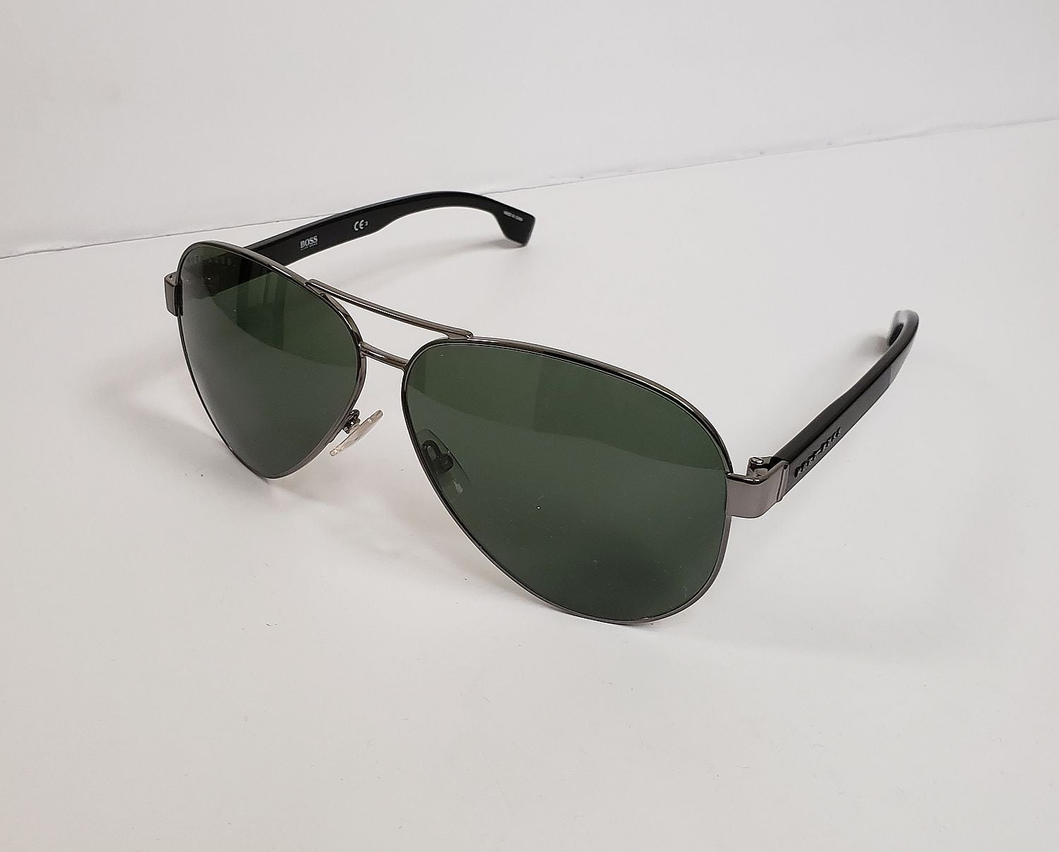 NEW Hugo Boss 1241/S KJ1QT Black Dark Ruthenium Sunglasses G5A/21