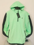 NEW ALPHALETE MEN'S  TECH WINDBREAKER - ATORI GREEN - SIZE - L/RG27/121
