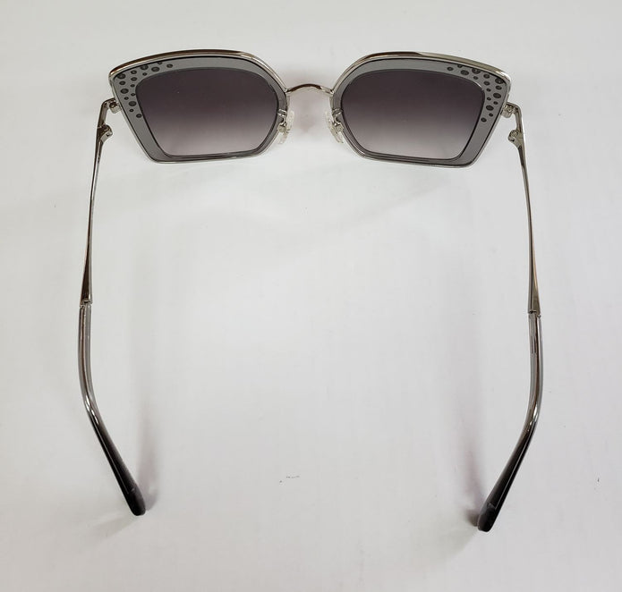 SWAROVSKI SK 324H 20B Silver Metal Gradient Grey Brown Lens Sunglasses G10a/24