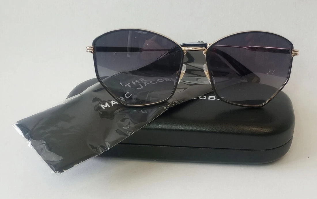 NEW MARC JACOBS MJ 1042S Gray Geometric Gradient Sunglasses 57-15-140/CH70