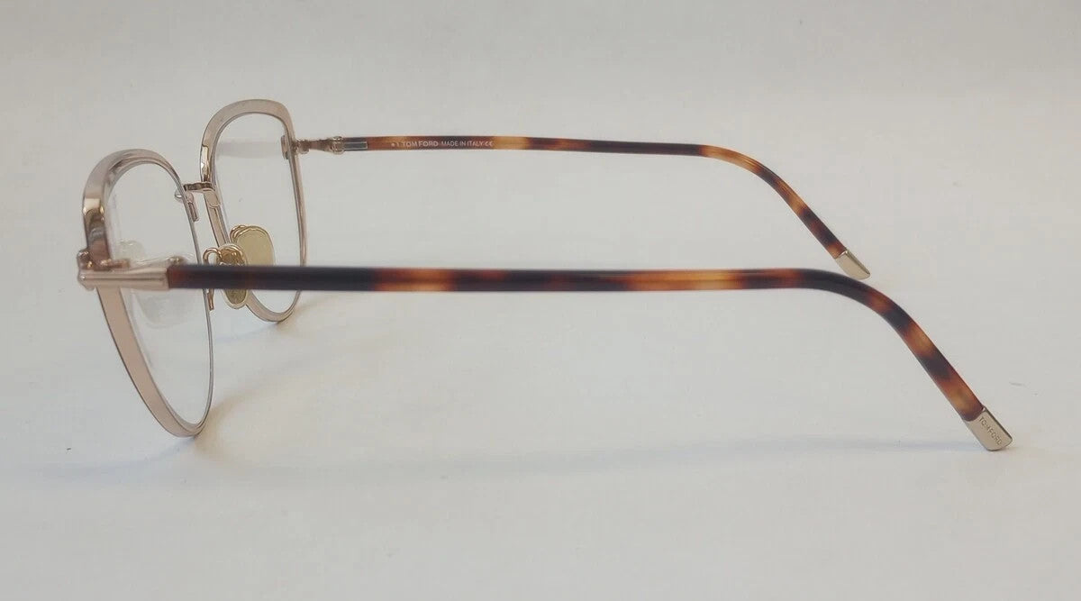 TOM FORD TF5741-B 55-17-140 OPTICAL FRAME EYEGLASSES ITALY BROWN CH123
