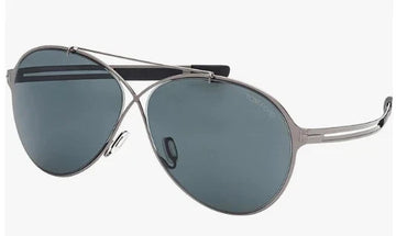 NEW Sunglasses Tom Ford TF0828 Rocco 12V Shiny Dark Ruthenium 62-12-145 CH290