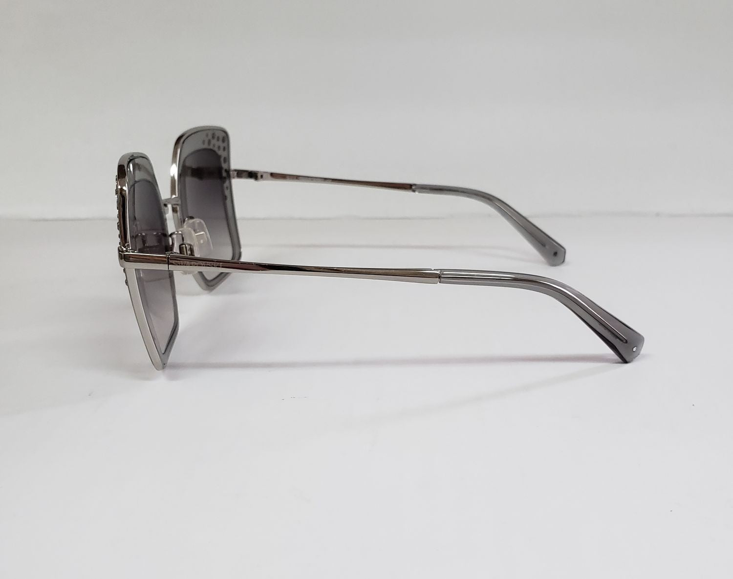 SWAROVSKI SK 324H 20B Silver Metal Gradient Grey Brown Lens Sunglasses G10a/23