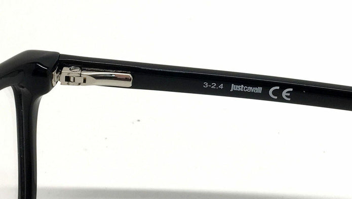 Just Cavalli JC616 001 Women Eyewear Optical Frame DEMO Lenses Black NEW BB85