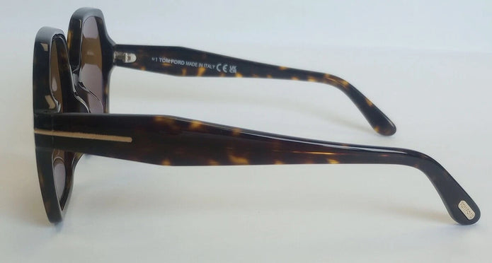 NEW Tom Ford FT1032-F ROMY 52E Sunglasses 56-19-140 DARK HAVANA CH244