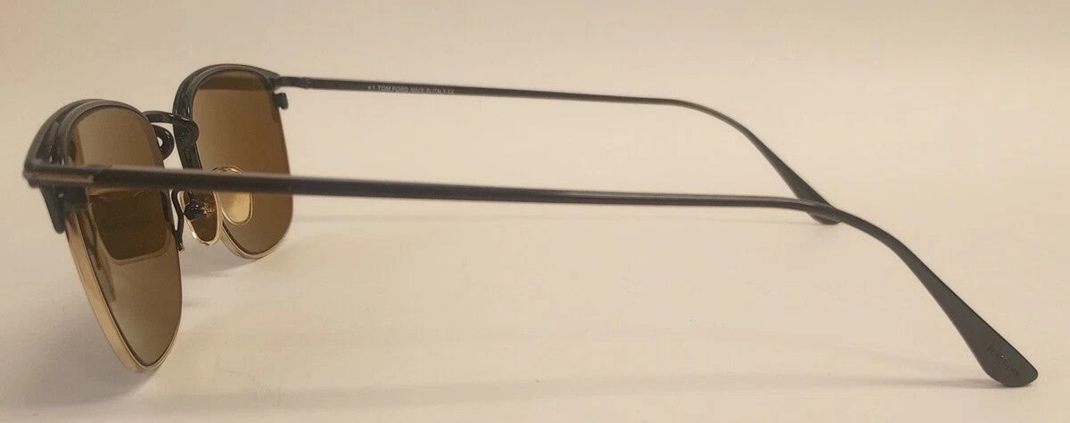 NEW TOM FORD TF851 01J 52-20-145 MEN SUNGLASSES ITALY CH284