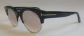 Tom Ford TF0598 Henri-02 Sunglasses Shiny Black w/Violet Mirror ITALY CH73