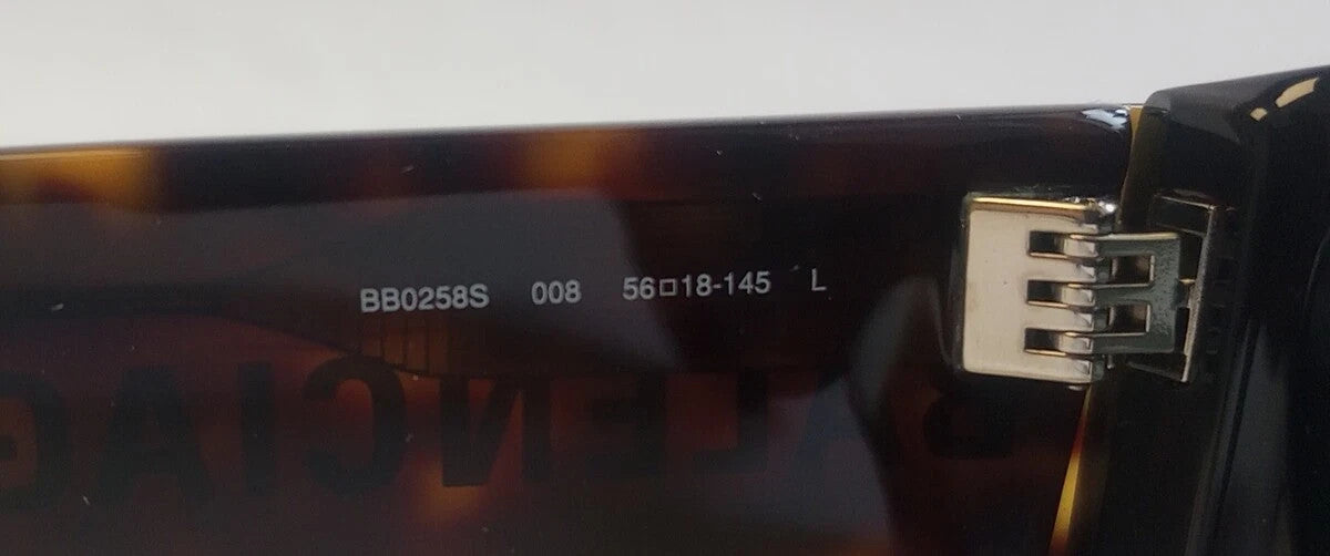 NEW BALENCIAGA BB0258S 008 56-18-145 BROWN HAVANA Women SUNGLASSES CH225