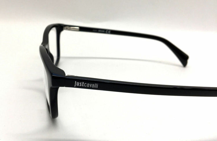 Just Cavalli JC616 001 Women Eyewear Optical Frame DEMO Lenses Black NEW BB87