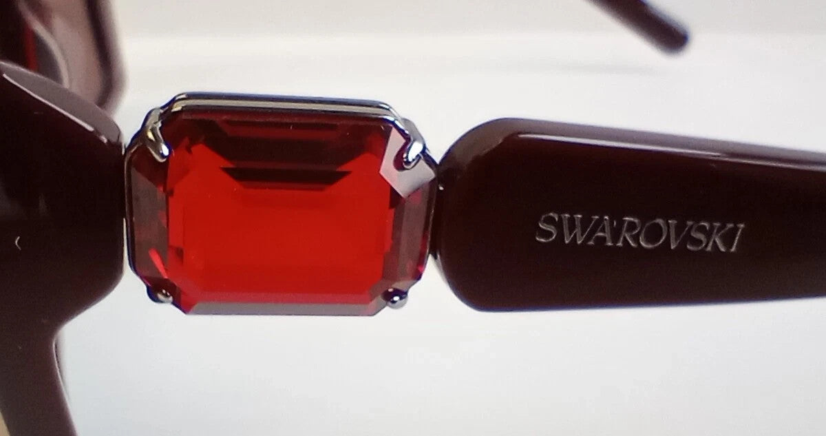 NEW Swarovski SK351 69S Burgundy Women Sunglasses 56-14-140 /CH78