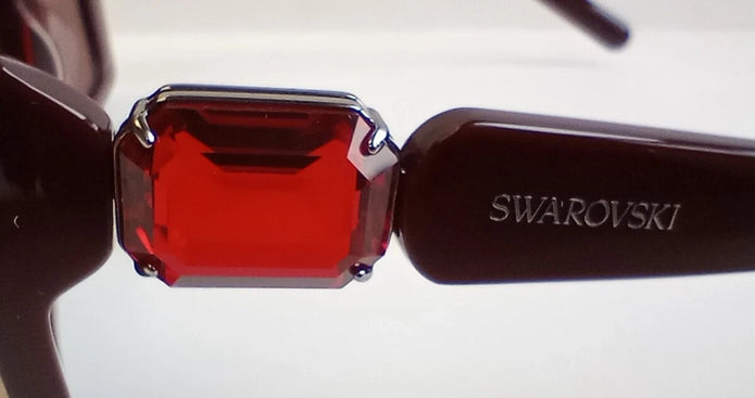 NEW Swarovski SK351 69S Burgundy Women Sunglasses 56-14-140 /CH78