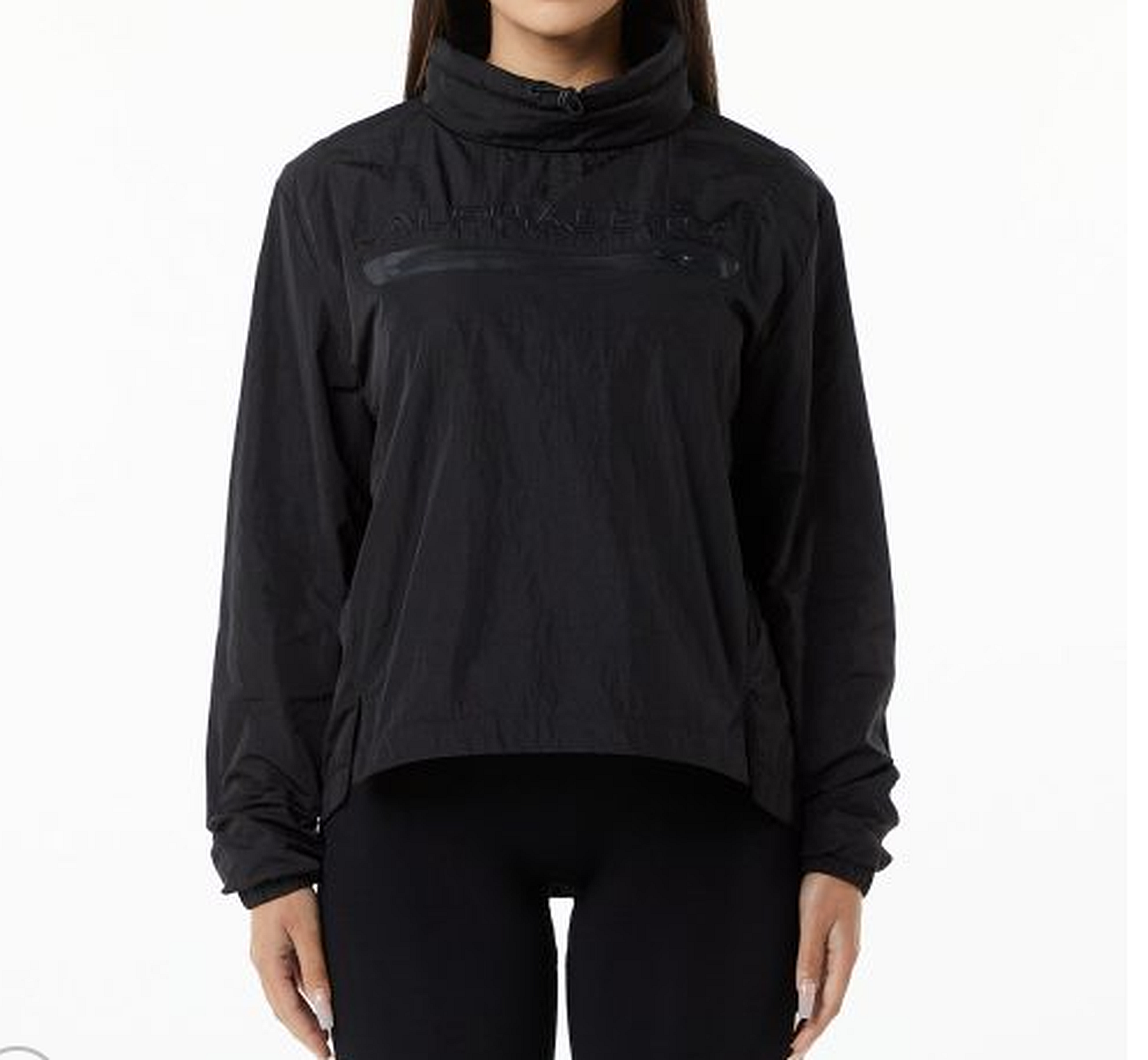 NEW ALPHALETE Women's Endure Pullover Jacket Black (263055) Size S DA11a/20