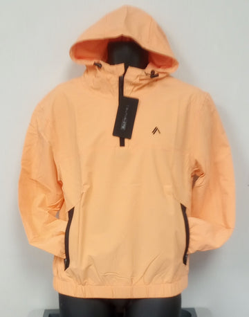 NEW ALPHALETE WOMEN'S  TECH WINDBREAKER - ELECTRIC PEACH - SIZE - S /RG31/120
