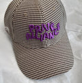 NEW Prive Alliance BUBBLE CAP Houndstooth Brown Adjustable Unisex RA6/220