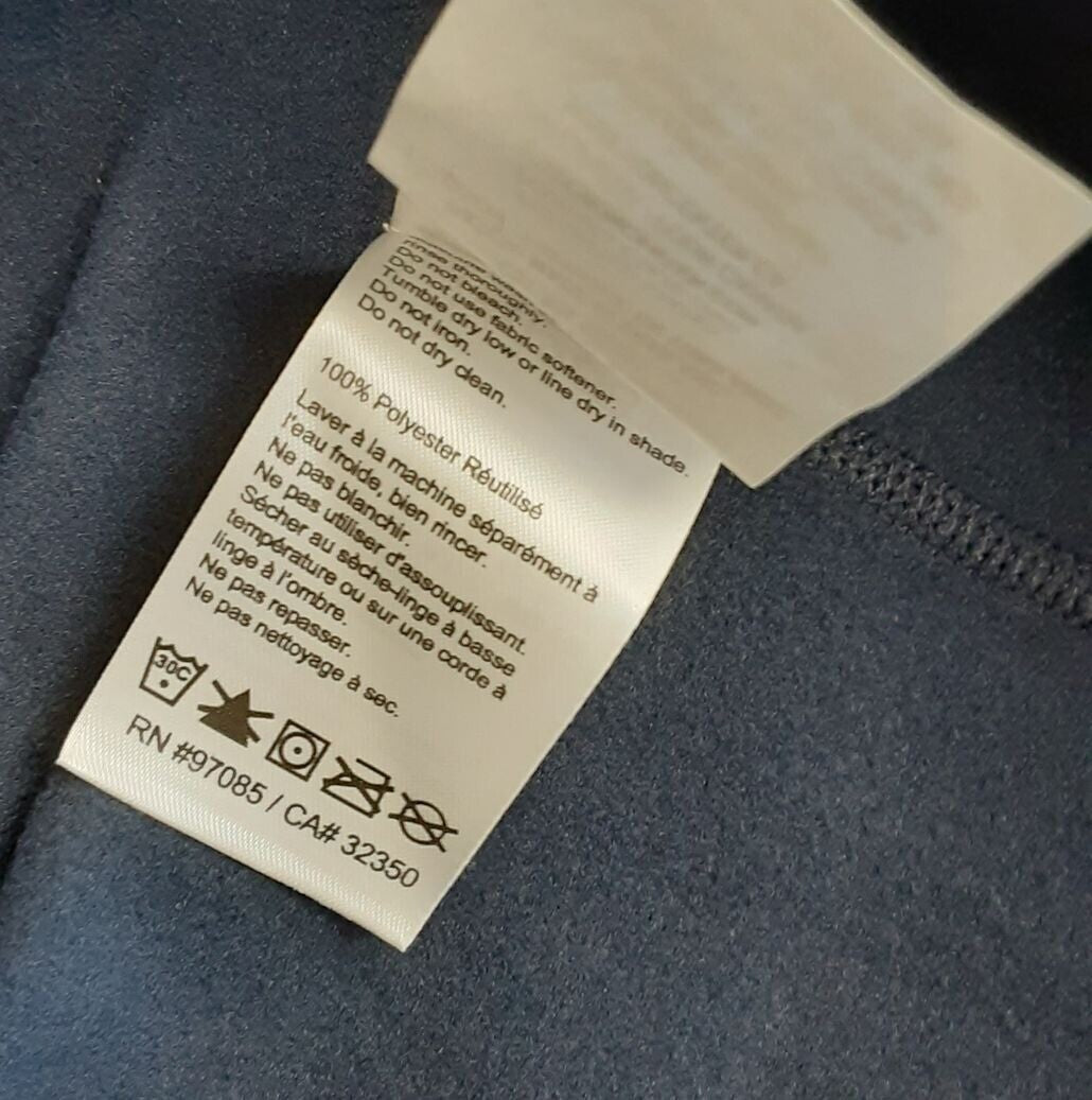 Outdoors x Pokemon Middle Fork Dark Blue Fleece Zip-Up Vest 2XL Men RA9/226