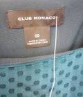 BNWT Club Monaco Blue Teal Square Neck Archmand Mini Dot Shift Dress Women/N5/124