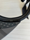 Authentic Dior Eyewear VeryDior V1U Bow-Detailed Visors Black/Grey Made in Italy4