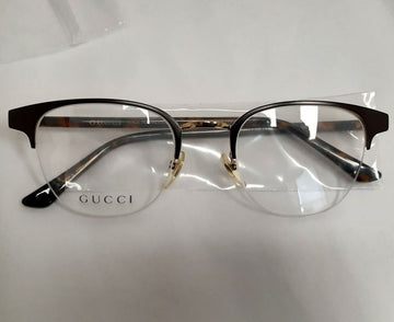 AUTHENTIC Gucci GG0020O 002 Women Eyewear Optical demo Lenses 49-21 Italy BB10