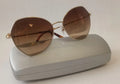 Swarovski SK0266 Sunglasses Shiny Rose Gold Gradient Lenses 57-17-135/CH91