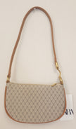 BNWT  Zara Brown Mini Purse Handbag Metal Trim Tweed /RG59/120