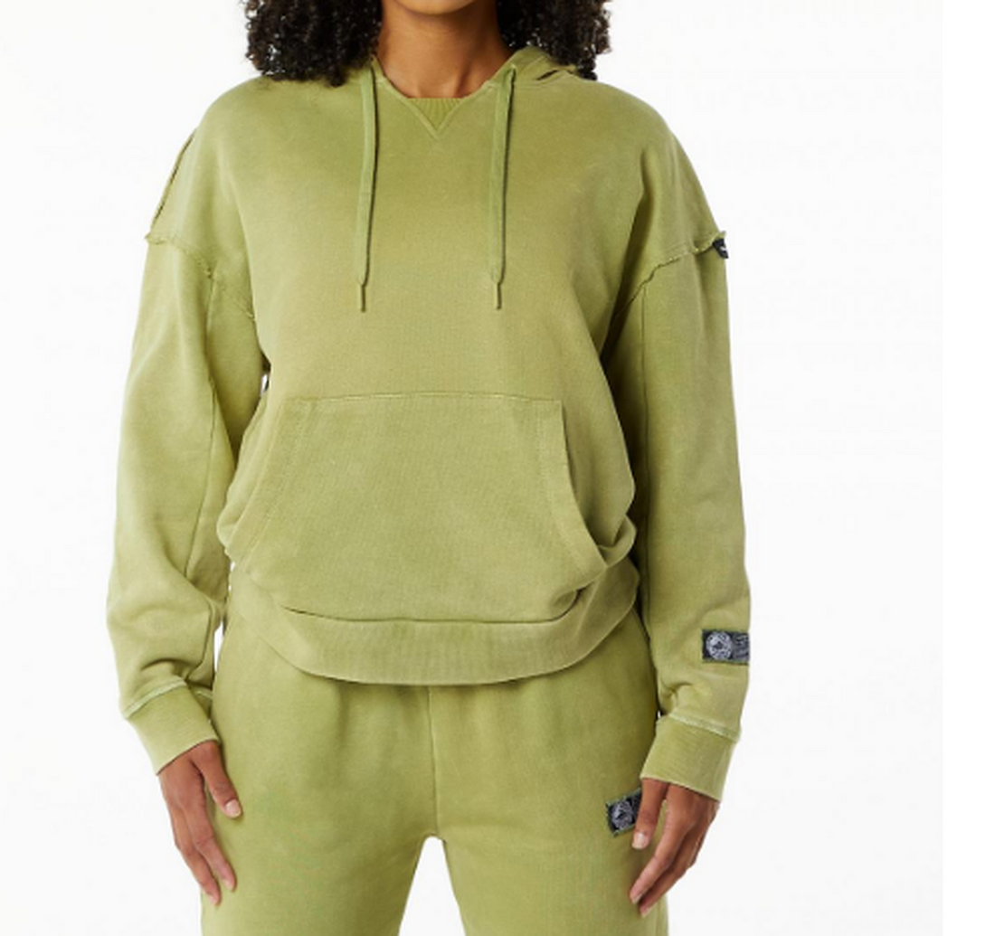 NEW Alphalete Women's Terry Oversize Hoodie Jode Green Size M ( 259499) DA15a/20