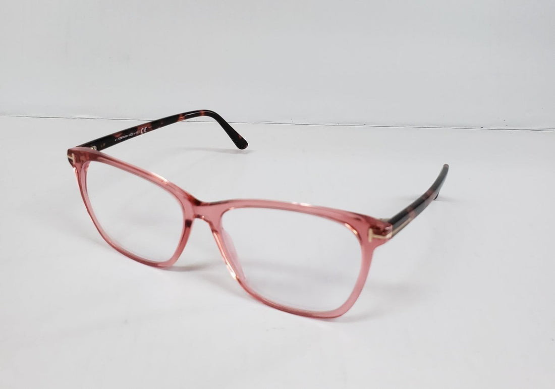 TOM FORD TF 5762 B 074 TRANSPARENT PINK AUTHENTIC EYEGLASSES FRAMES DD8a/20