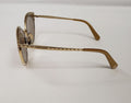 New Roberto Cavalli RC1125 30G Gold Over Size Cat Eye Sunglasses G12A/24
