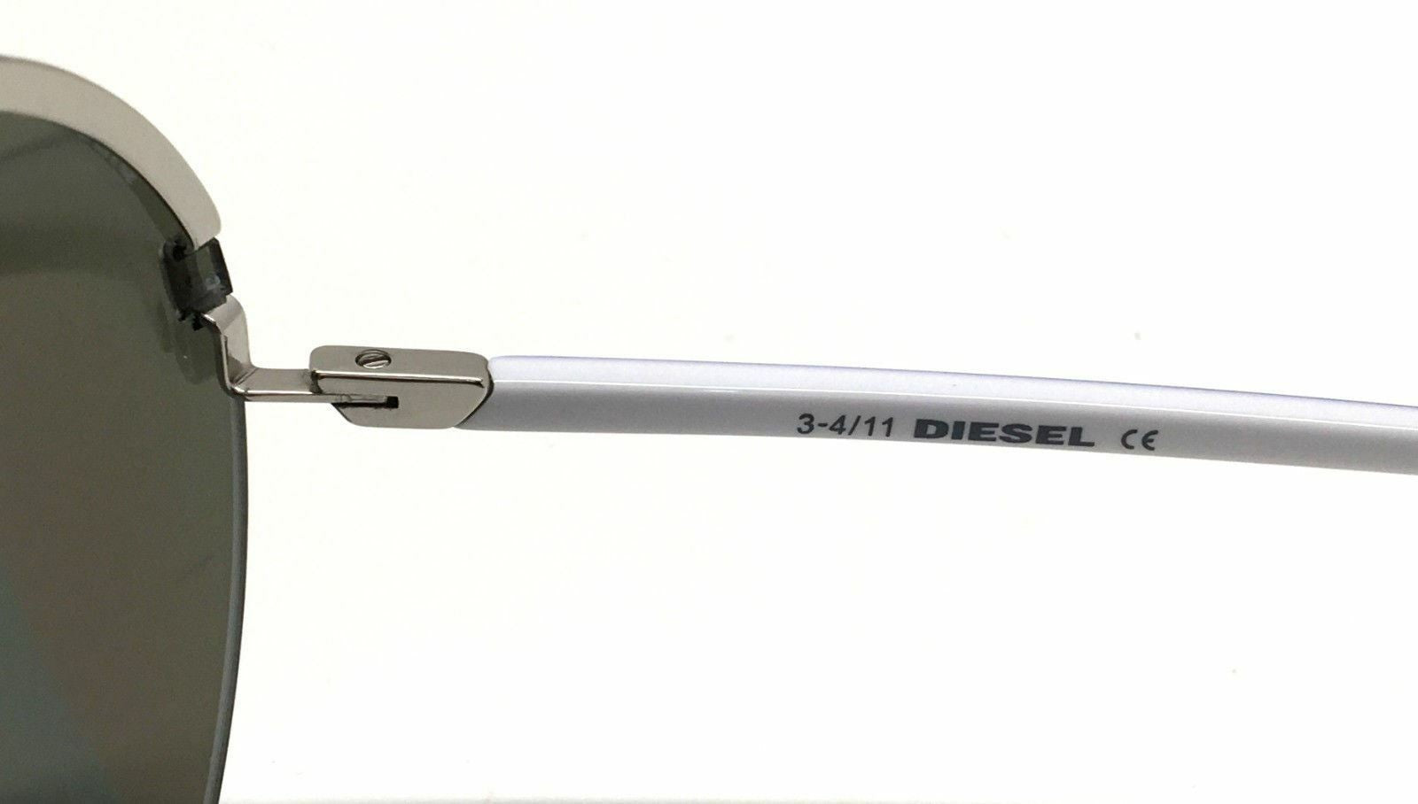 Diesel DL0001 16x Women Sunglasses Round Oversized Multicolor Mirrored BB85