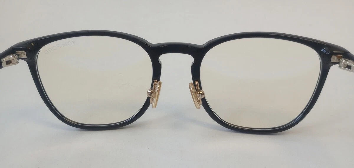 TOM FORD TF5700-B 52-20-145 OPTICAL FRAME EYEGLASSES ITALY BLACK CH93