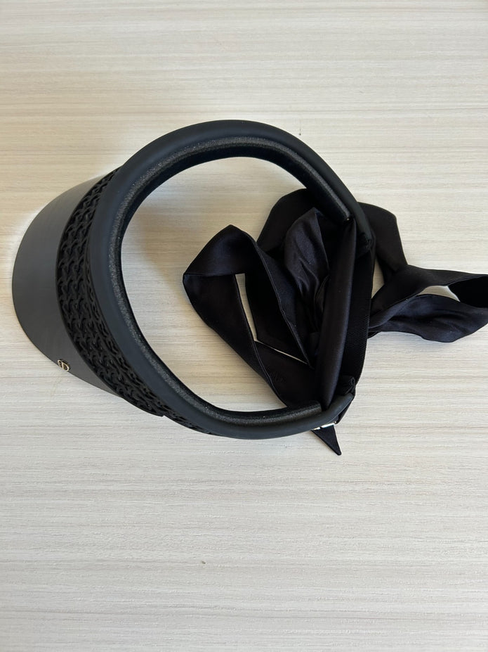 Authentic Dior Eyewear VeryDior V1U Bow-Detailed Visors Black/Grey Made in Italy3