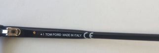 TOM FORD TF5700-B 52-20-145 OPTICAL FRAME EYEGLASSES ITALY BLACK CH96