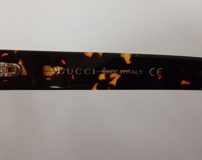 AUTHENTIC Gucci GG0099O 003 Havana Women Eyewear Optical 50-18 Italy / G146