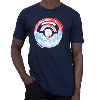 NEW Pokemon GO Fest 2021 Navy Relaxed Fit Crew Neck T-Shirt Adult size 3XL G29a0