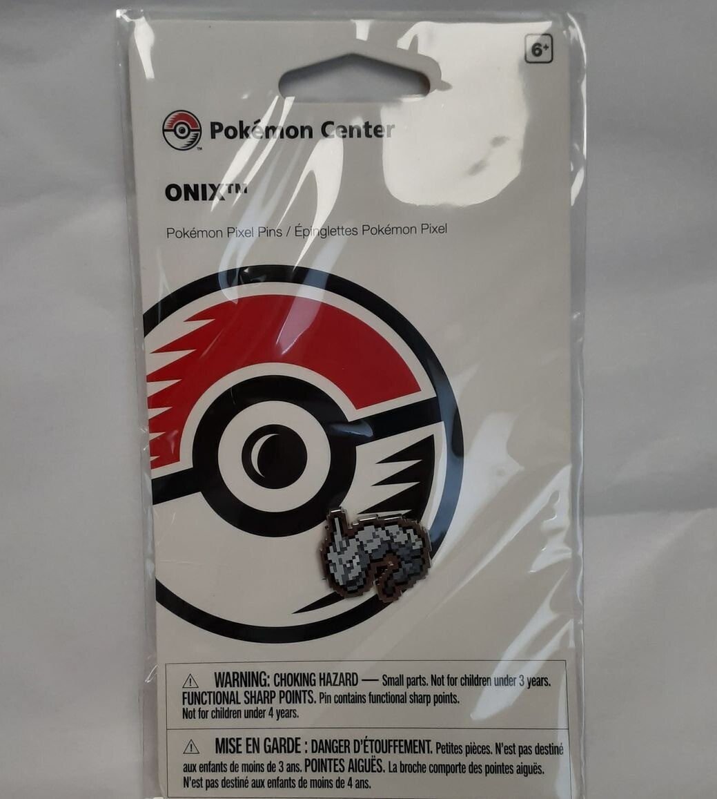 Pokemon Center Onix Pokémon Pixel Pin New OF/221