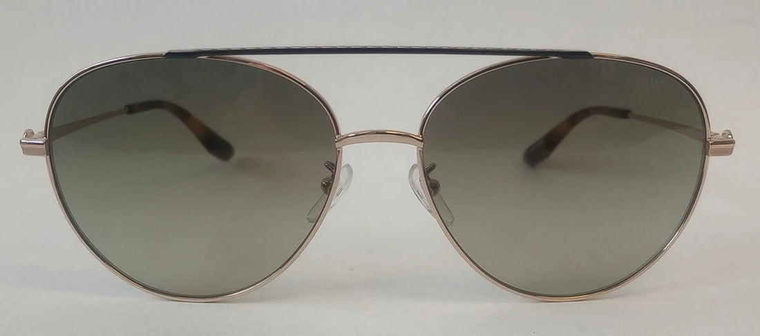 BMW BW0006 28P Men Sunglasses Avaitor Matte Black / Smoke Mirror/CH190