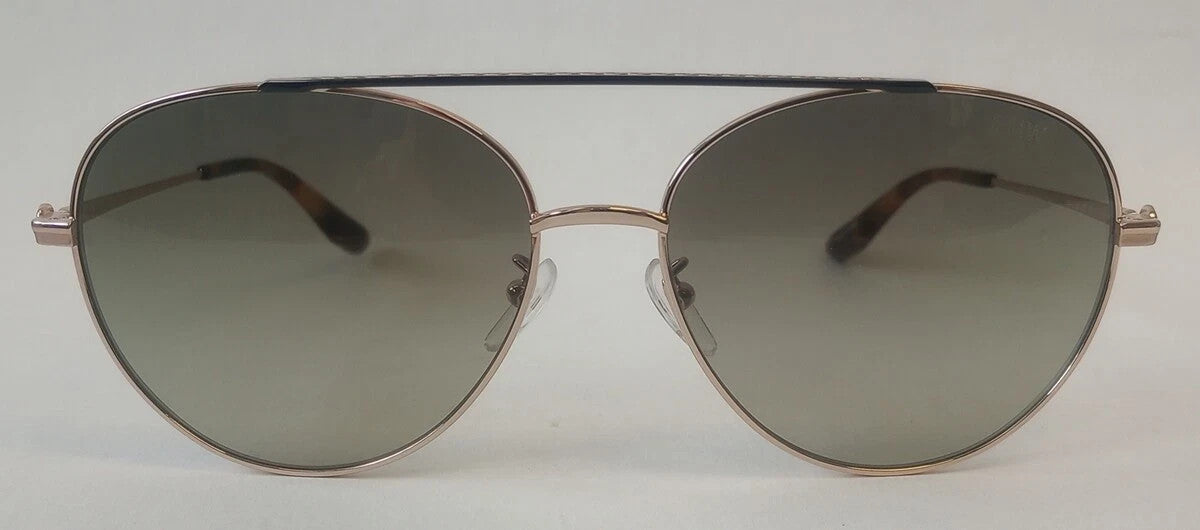 BMW BW0006 28P Men Sunglasses Avaitor Matte Black / Smoke Mirror/CH191