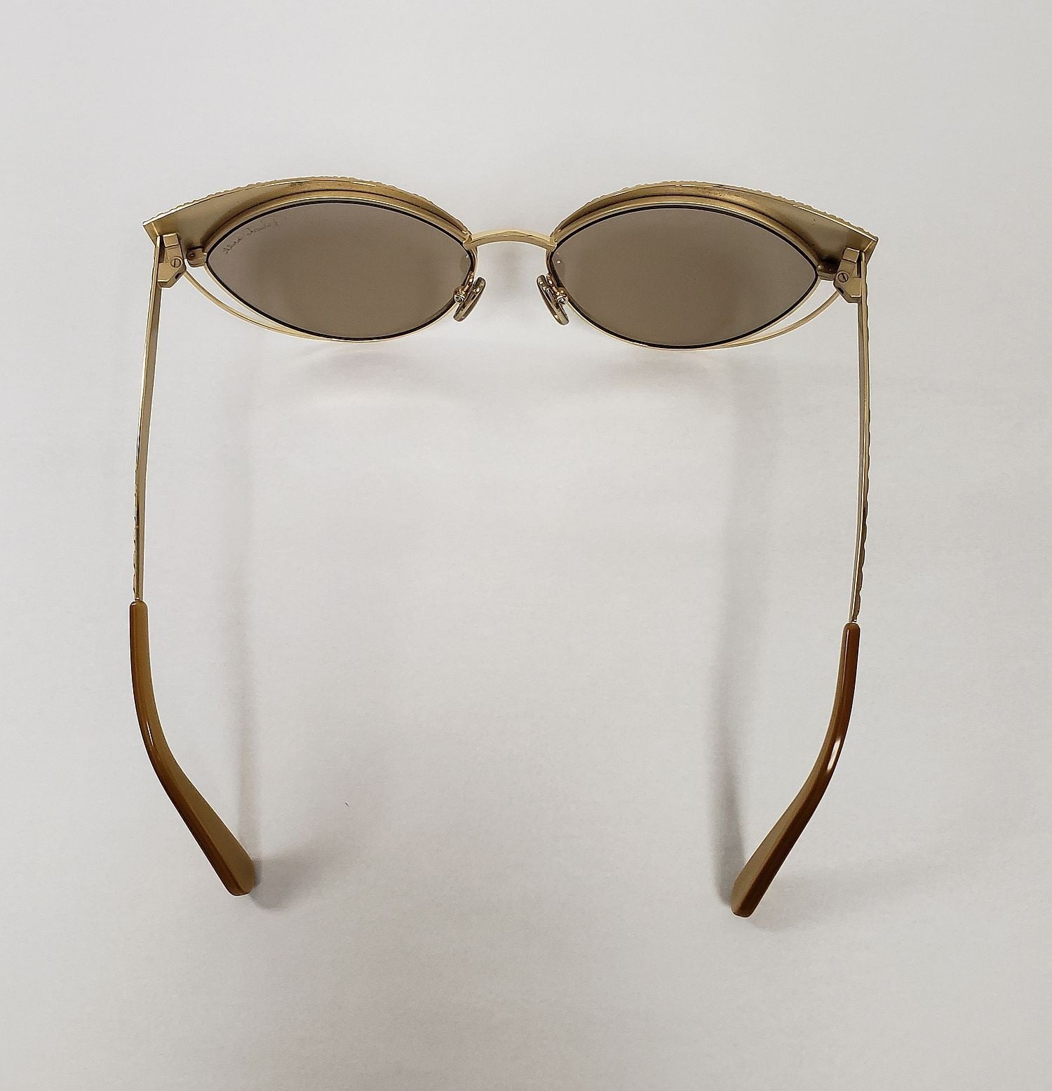 New Roberto Cavalli RC1125 30G Gold Over Size Cat Eye Sunglasses G12A/25