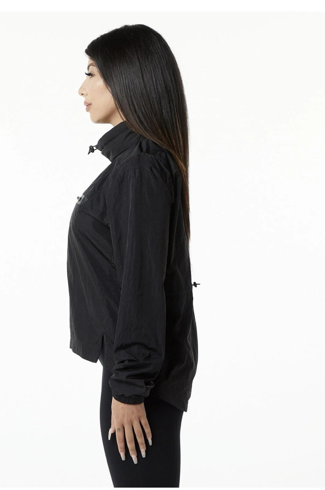 NEW ALPHALETE Women's Endure Pullover Jacket Black (263055) Size S DA11a/22