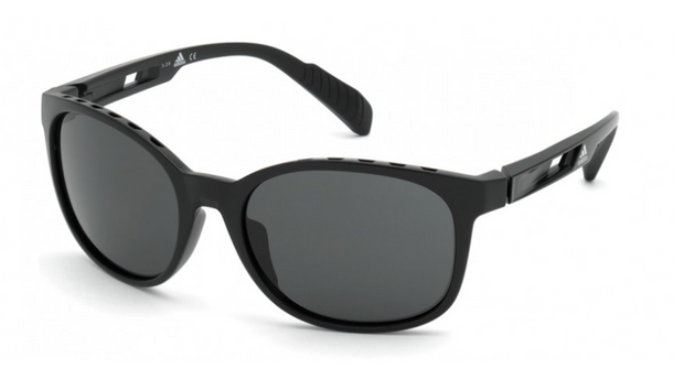 New ​Adidas Sport SP0011 01A Shiny Black Men's Sunglasses G6A/20