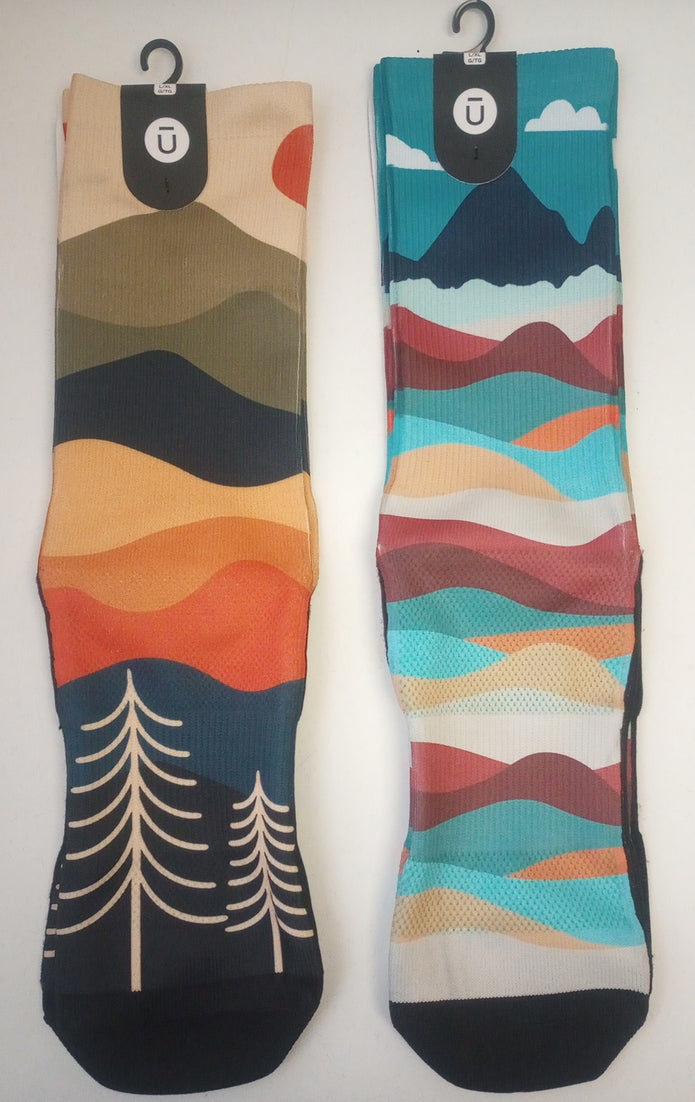 OUTWAY Set of 2  All-day Performance Adventure Crew Socks L/XL /CH27/121