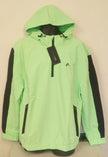 NEW ALPHALETE MEN'S  TECH WINDBREAKER - ATORI GREEN - SIZE - L/RG27/122