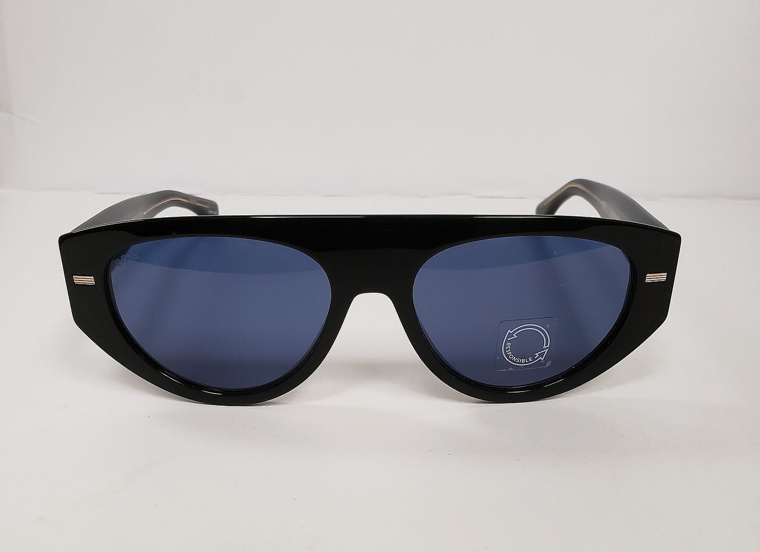 NEW Boss by Hugo Boss 1443/S 807KU Cat eye Black Sunglasses G27/25