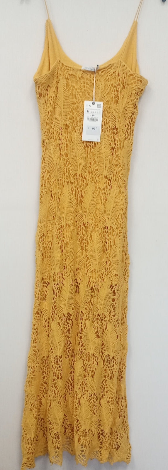 BNWT Zara OPENWORK KNIT  DRESS size - S  /CH8/126