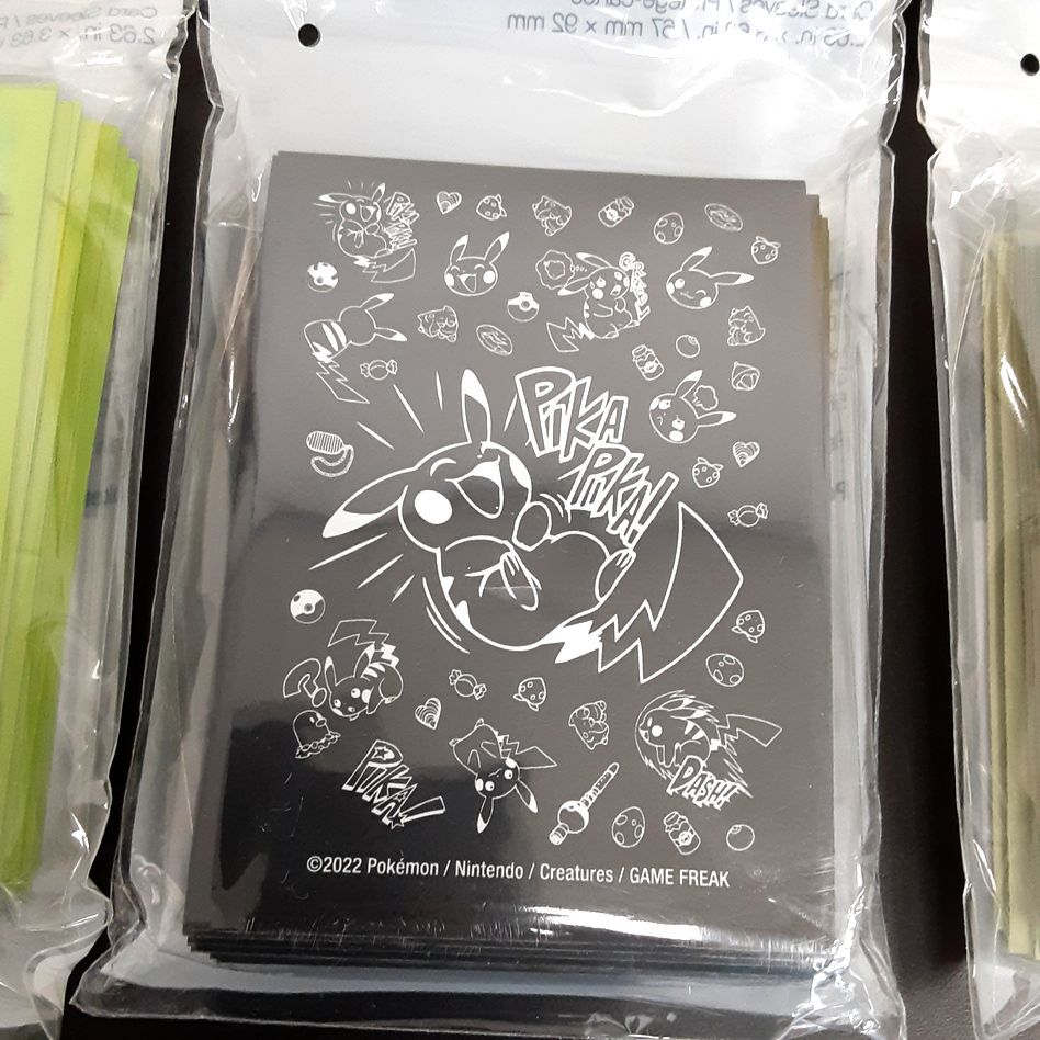 Pokemon TCG Accessories LOT of 3 pack Assorted Card sleeves RG17/222