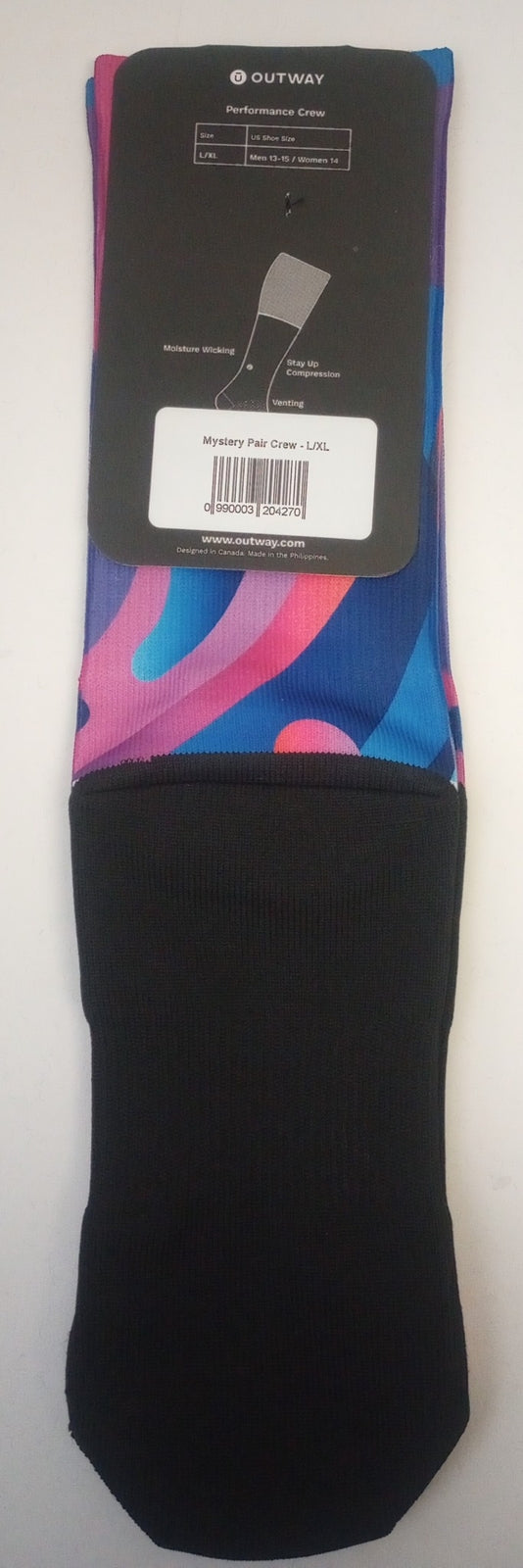 NEW OUTWAY  Performance Adventure Crew Socks L/XL /CH2/122