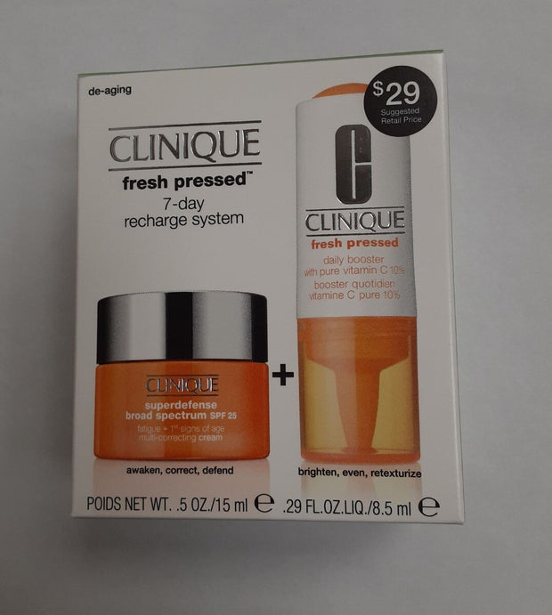 Clinique Fresh Pressed 7-Day Recharge System Combination Oily/ Oily Skin DR5/21