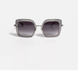 SWAROVSKI SK 324H 20B Silver Metal Gradient Grey Brown Lens Sunglasses G10a/20