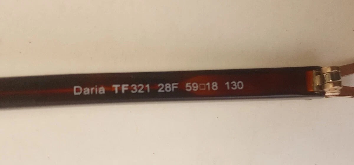 Tom Ford TF 321 28F DARIA BROWN GRADIENT AUTHENTIC 59-18-130 CH291